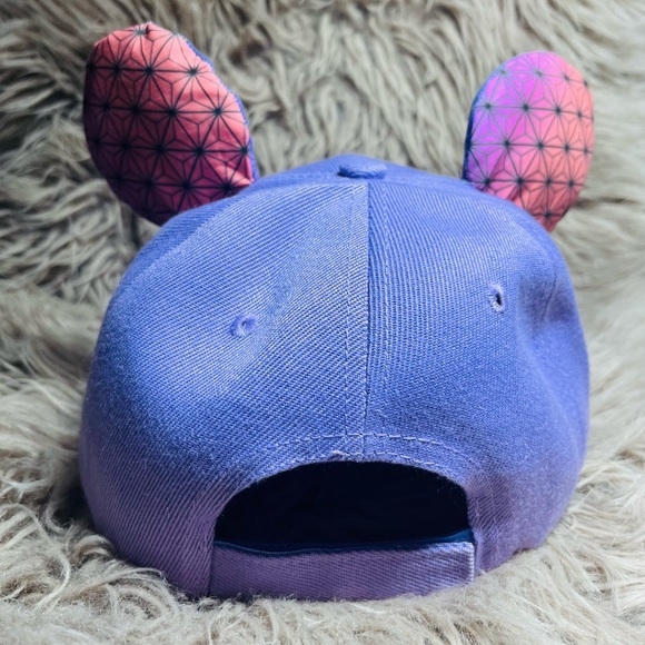Purple EPCOT Inspired  Baseball Cap with Ears - Picture 2 of 2